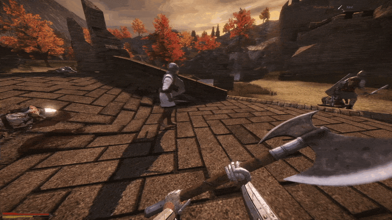 “A fight infront of the Castle Walls”