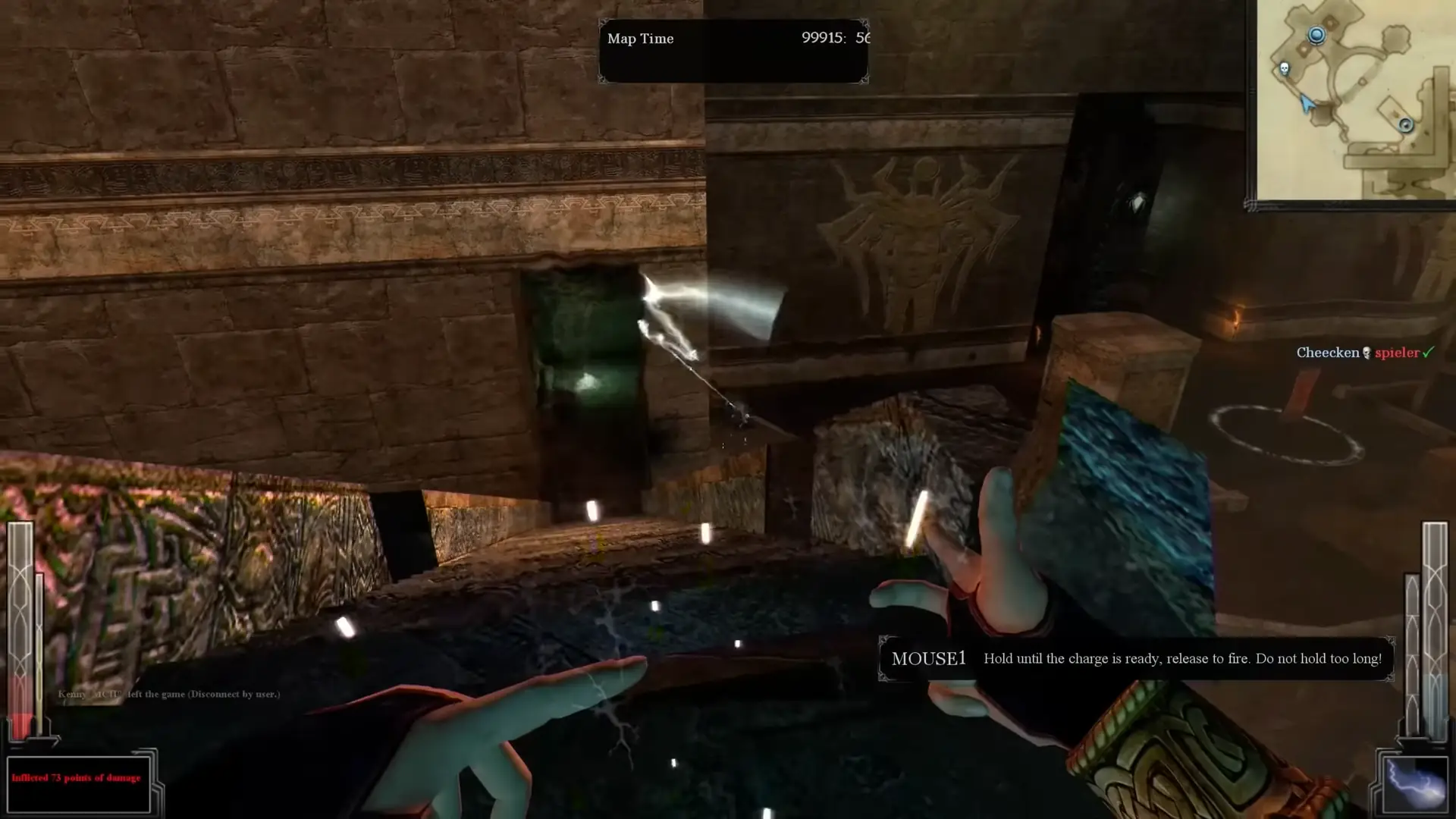 shooting lightning out of a finger tip