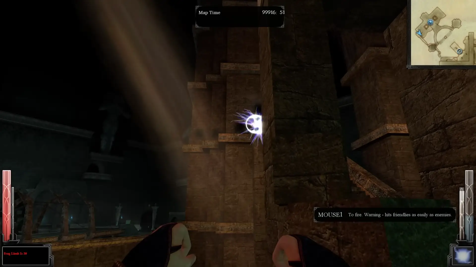 a slow lightning ball is approaching