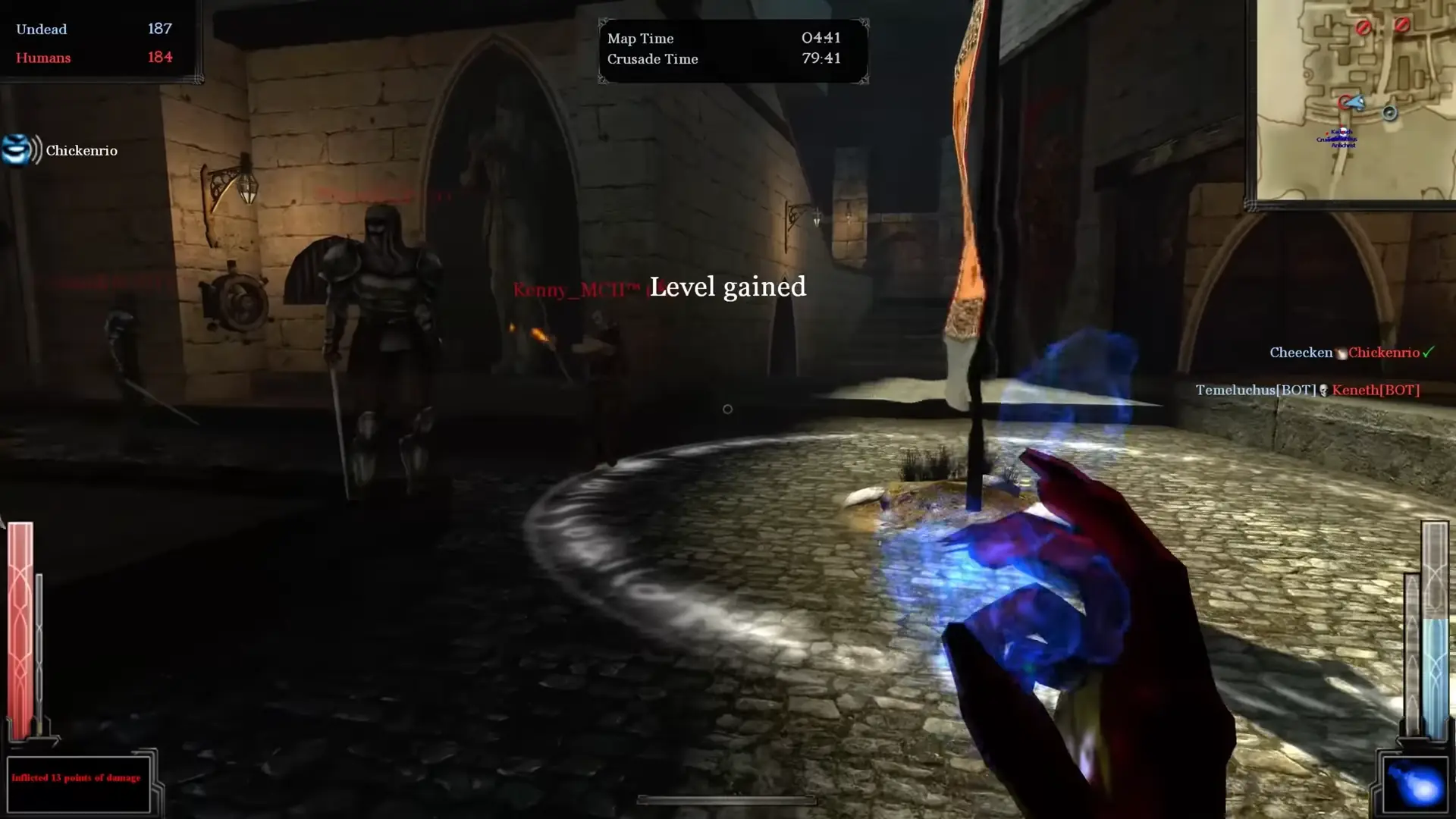 capturing a control point in a city