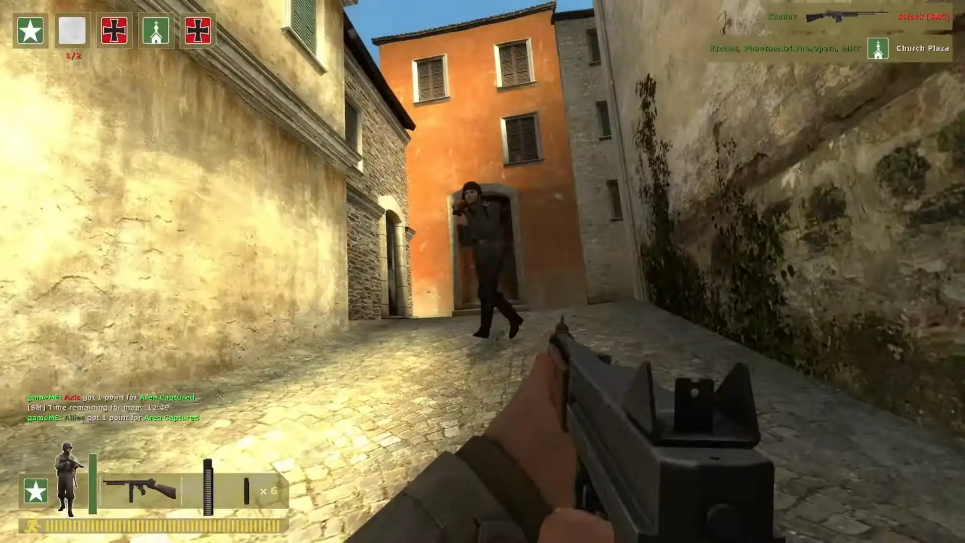 encountering a german in the streets