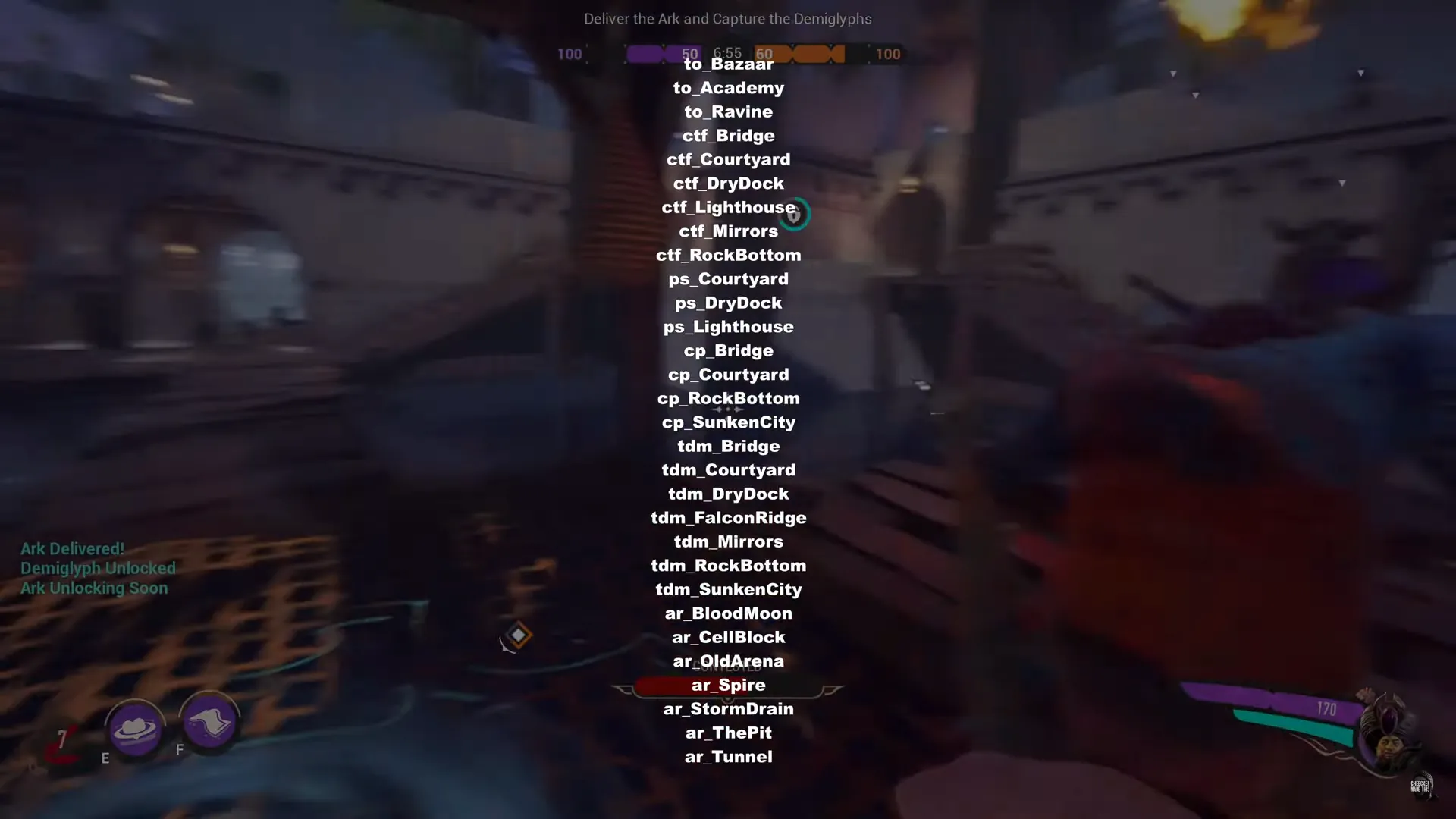 all available maps in the game