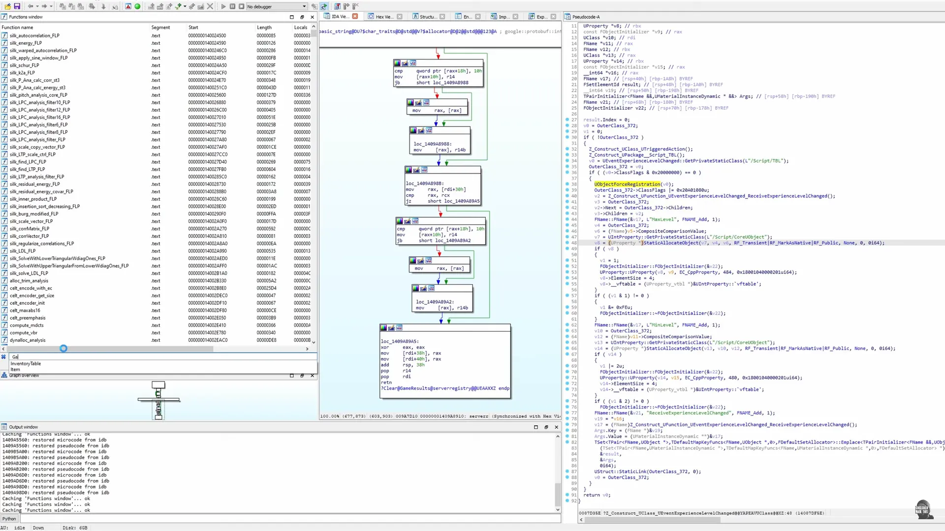 looking at pseudo code generated in Ida Pro