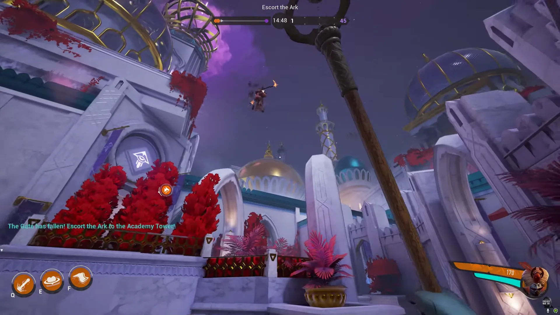 The Vypress flies through the Sky