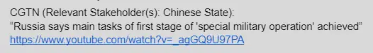 Image: An example of a stakeholder labelled from China.