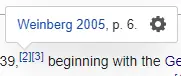 Image: A screenshot of the WW2 wiki page with the number 2 citation hovered over with the mouse, showcasing the source used on the article.