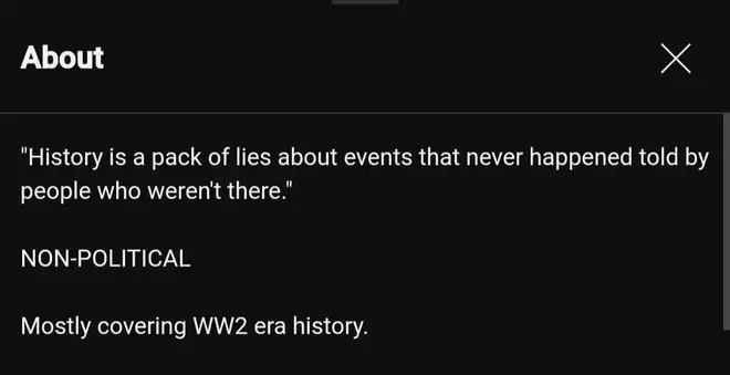 A screenshot featuring the quote mentioned above.