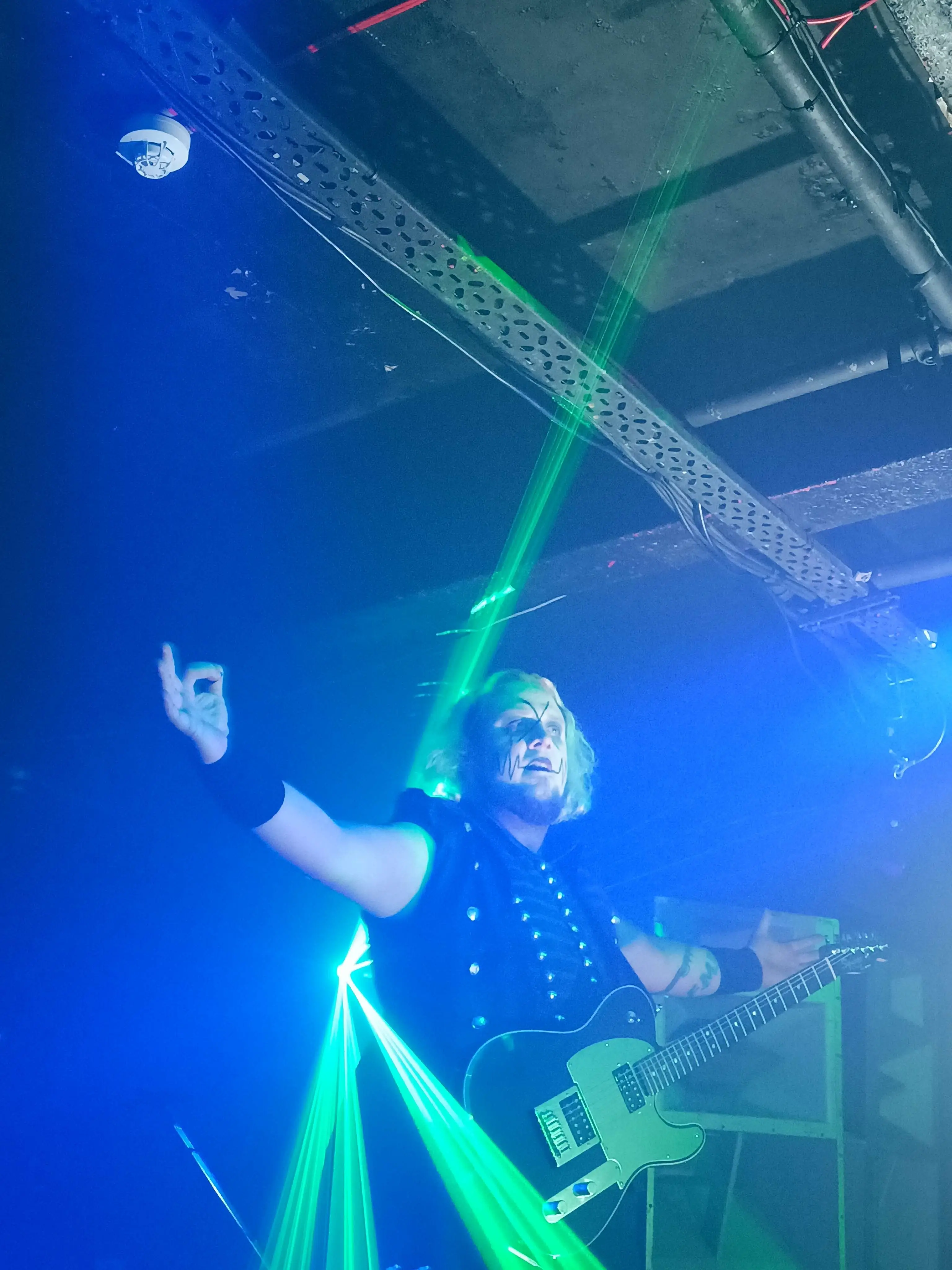 Gig time watching performers on stage