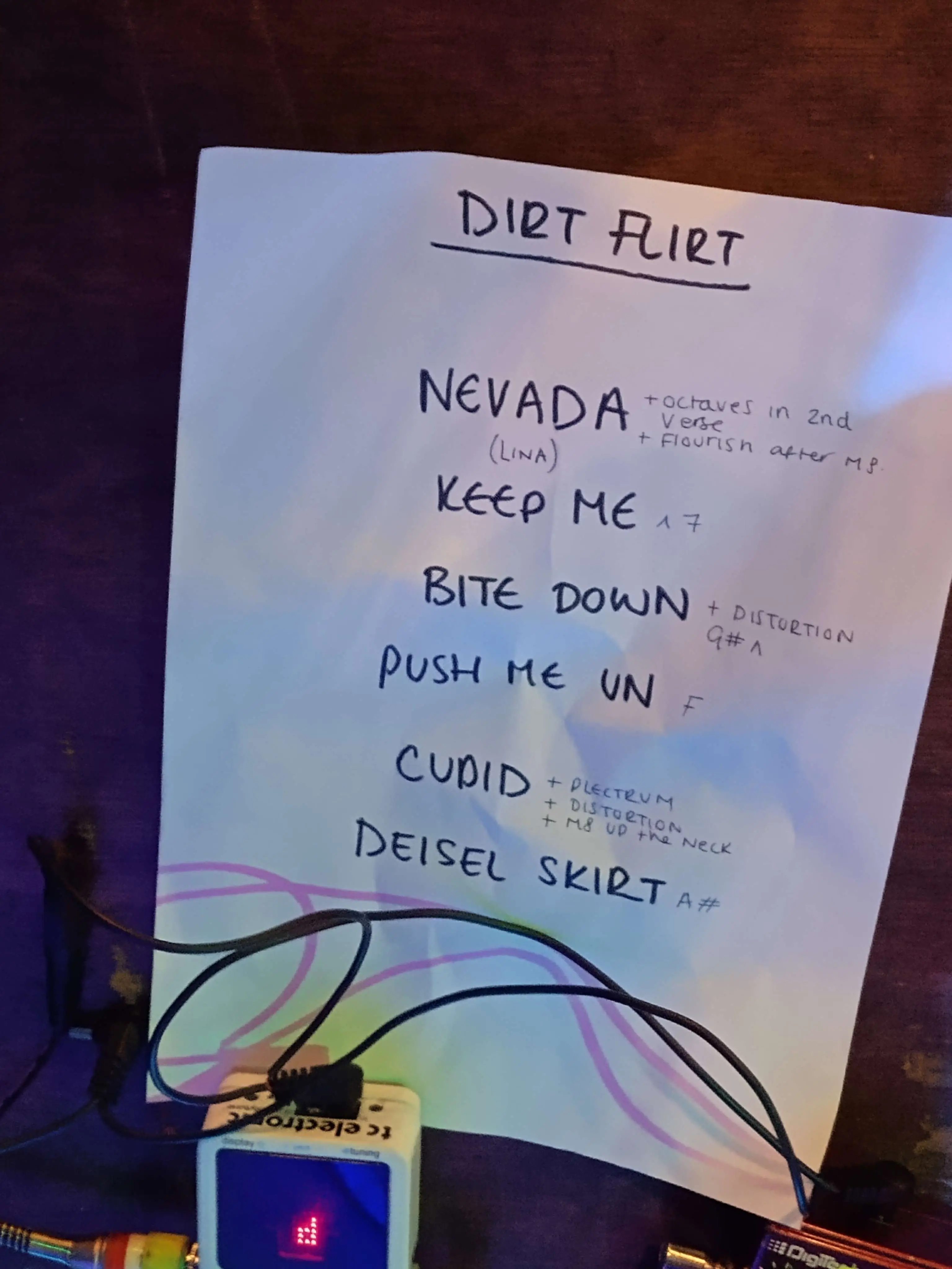 Dirt Flirt gig in action