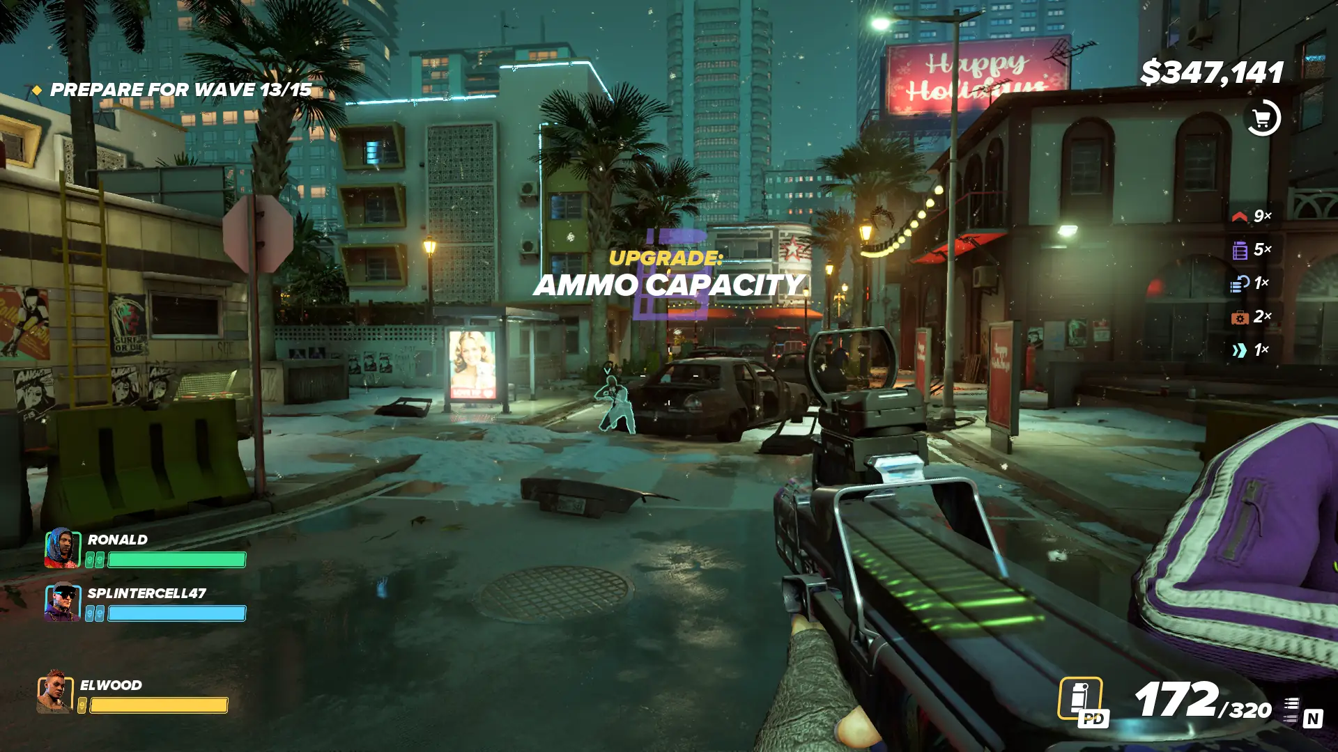 Getting an Ammo Upgrade.