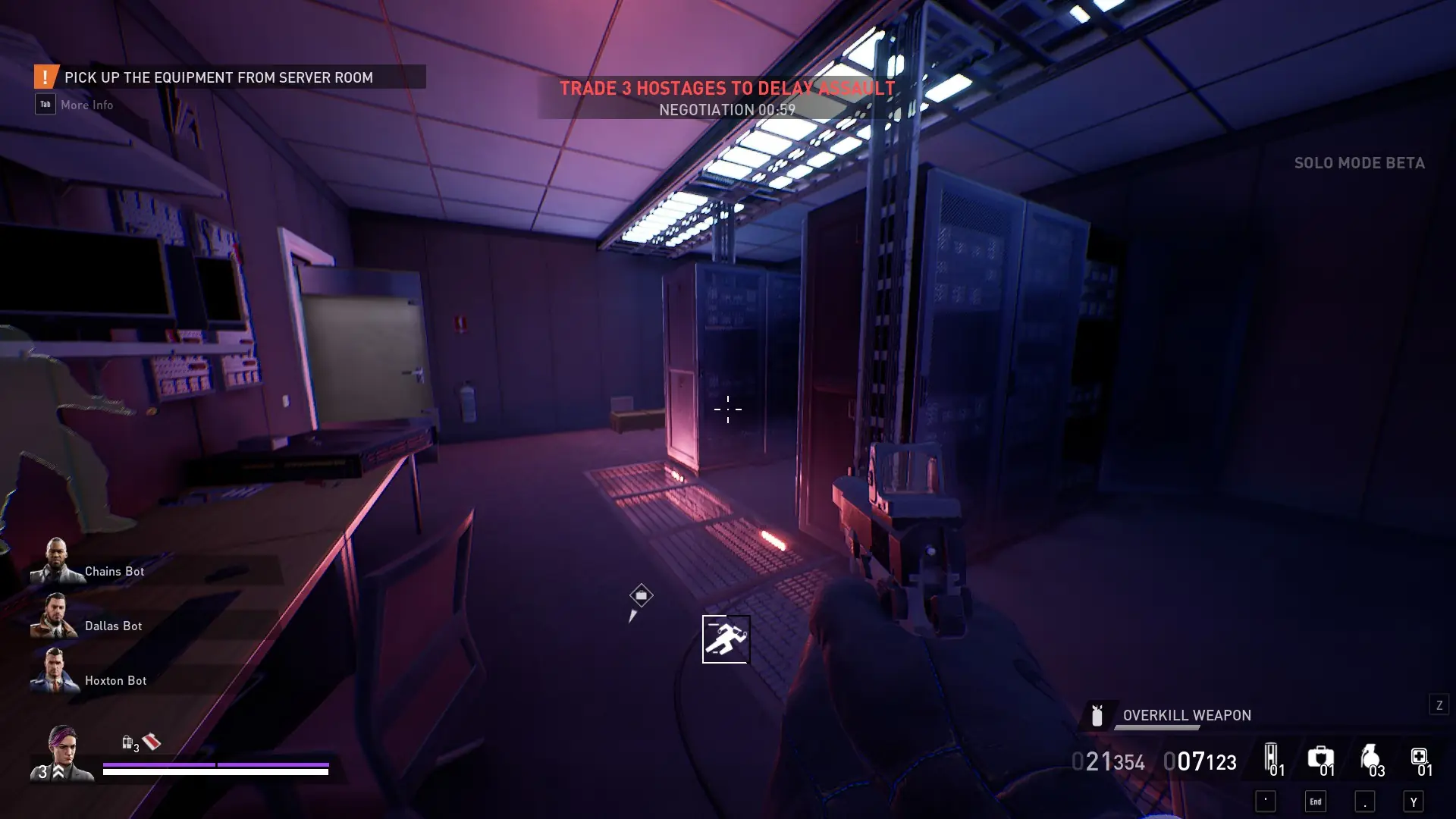 Gameplay screenshots of PayDay 3.