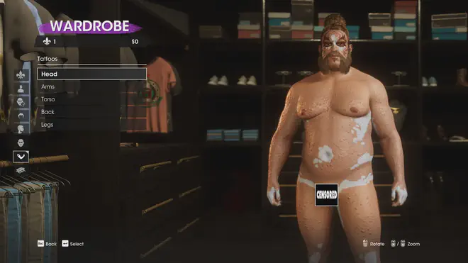 My character from the Saints Row reboot - Before adding clothes