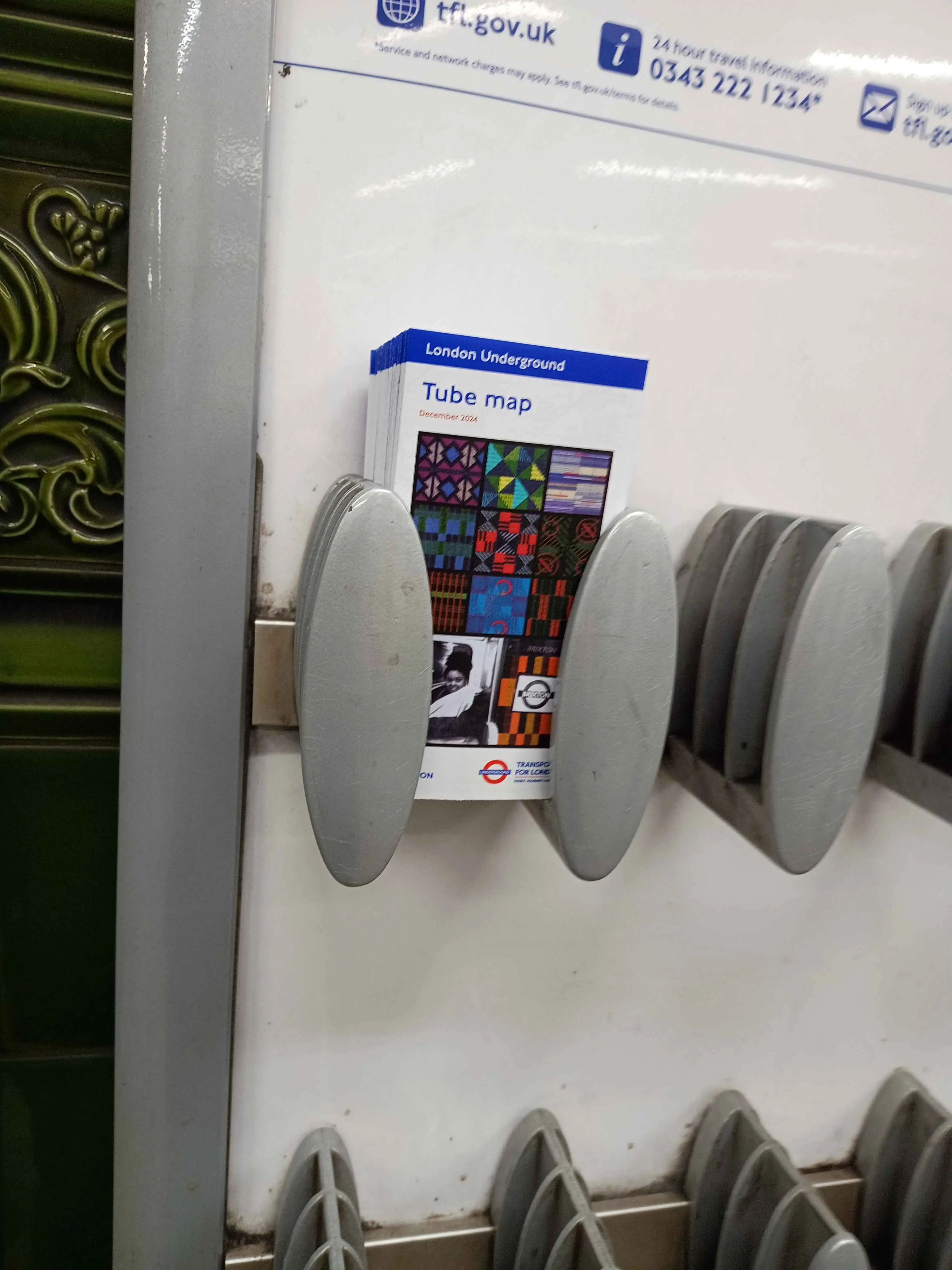 Tube Map Flyers to bring home.