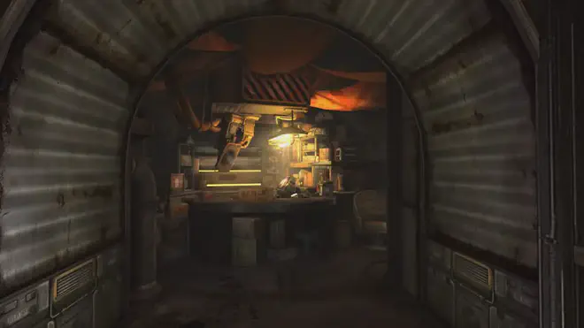 One of the many stunning interior locations of RAGE