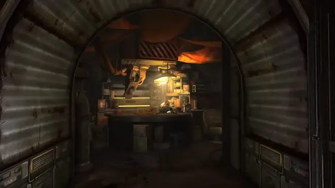 One of the many stunning interior locations of RAGE